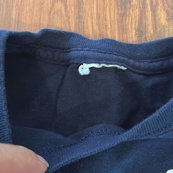 FDNY white lightning propped cut off T-shirt navy red white and blue s/m - Picture 3 of 3